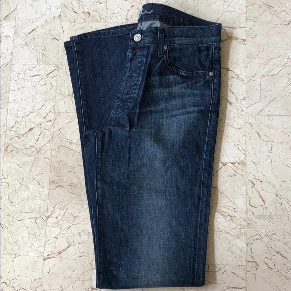 7 for all mankind classic straight jeans.